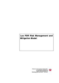 Lao PDR Risk Management and Mitigation Model