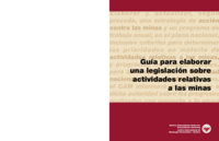 Guía para elaborar una legislación sobre actividades relativas a las minas
