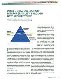 Mobile Data Collection: Interoperatbility through new Architecture