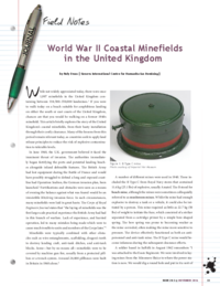 World War II Coastal Minefields in the United Kingdom