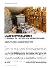 Ammunition Safety Management | Preventing loss of life and property and diversion from stockpiles