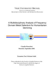 A Multidisciplinary Analysis of Frequency Domain Metal Detectors for Humanitarian Demining