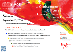 Crossing Cultures | CAGI and its partners invite you to a multicultural day at La Pastorale