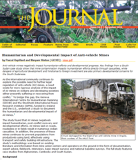 Humanitarian and Developmental Impact of Anti-vehicle Mines 