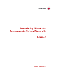 Transitioning Mine Action Programmes to National Ownership | Lebanon 